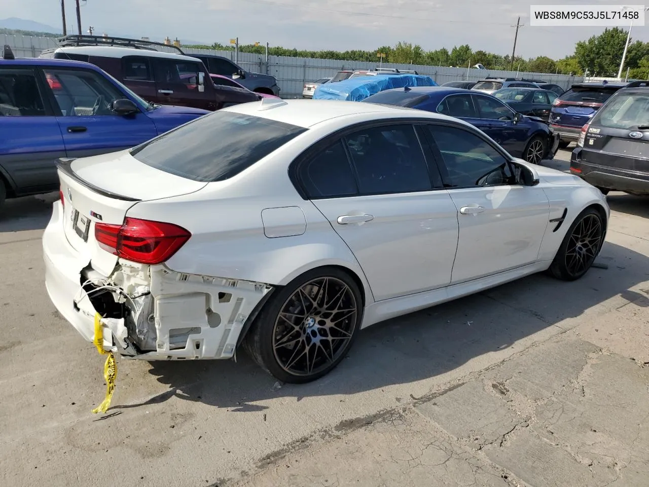 2018 BMW M3 VIN: WBS8M9C53J5L71458 Lot: 70893334