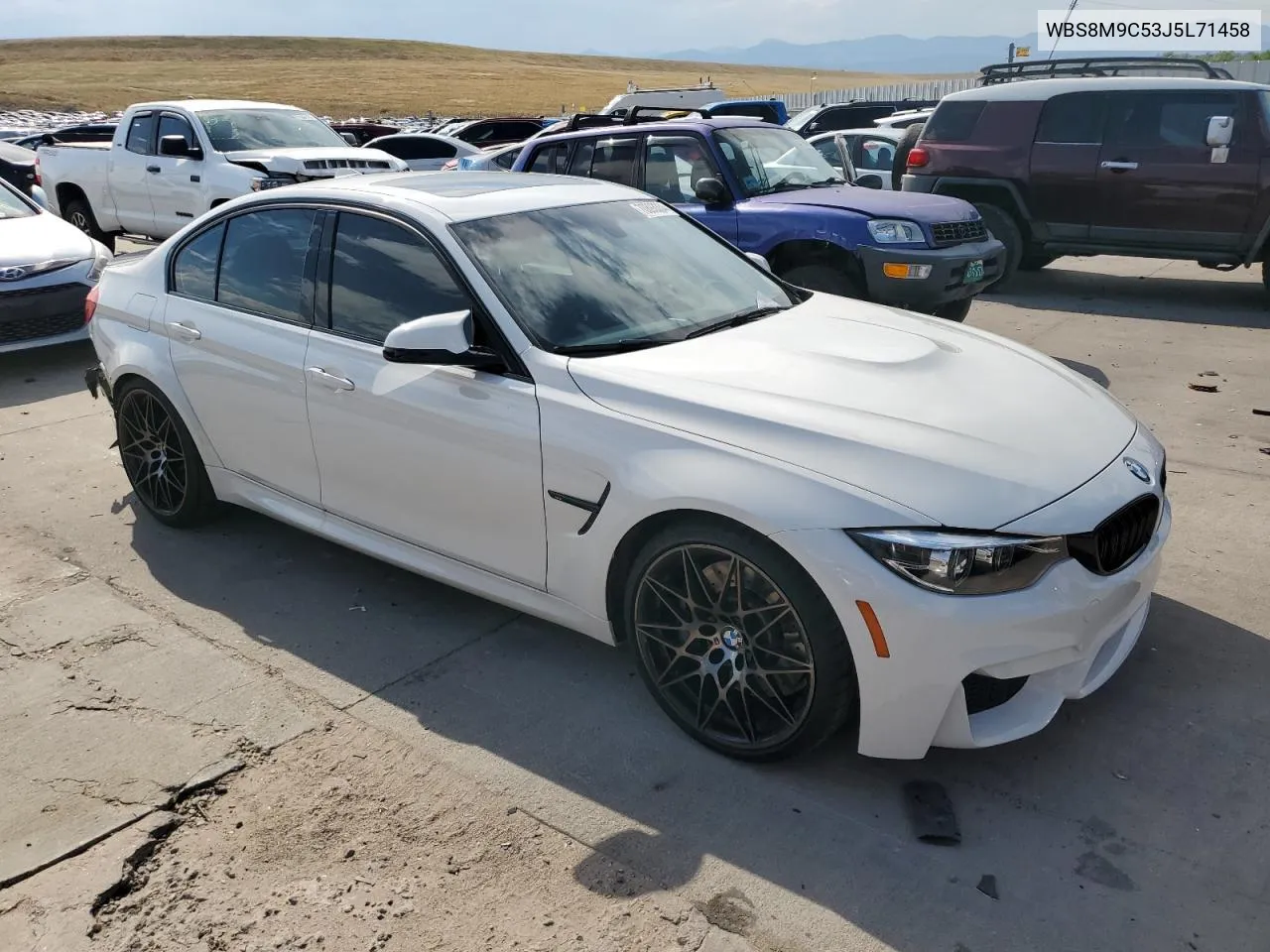 2018 BMW M3 VIN: WBS8M9C53J5L71458 Lot: 70893334