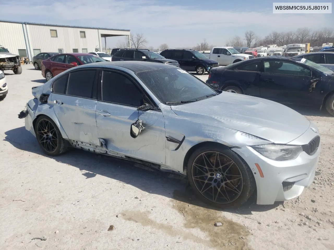 2018 BMW M3 VIN: WBS8M9C59J5J80191 Lot: 73748774