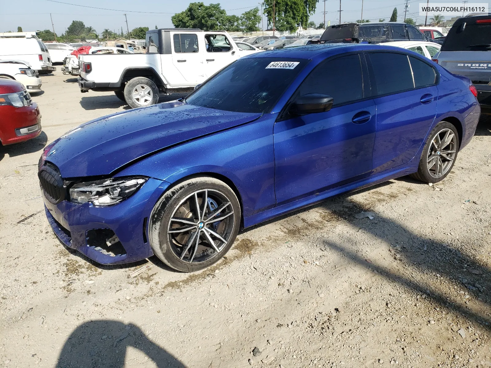 2020 BMW M340I VIN: WBA5U7C06LFH16112 Lot: 64613654