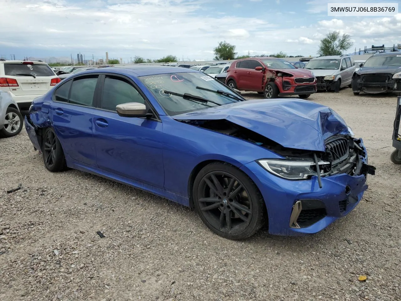 2020 BMW M340I VIN: 3MW5U7J06L8B36769 Lot: 68188424