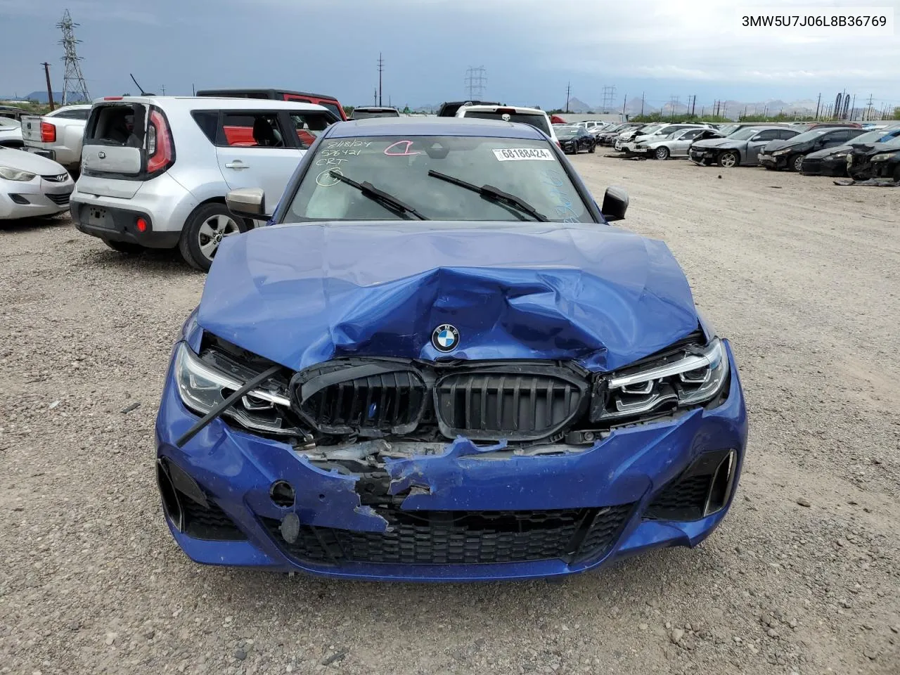 2020 BMW M340I VIN: 3MW5U7J06L8B36769 Lot: 68188424