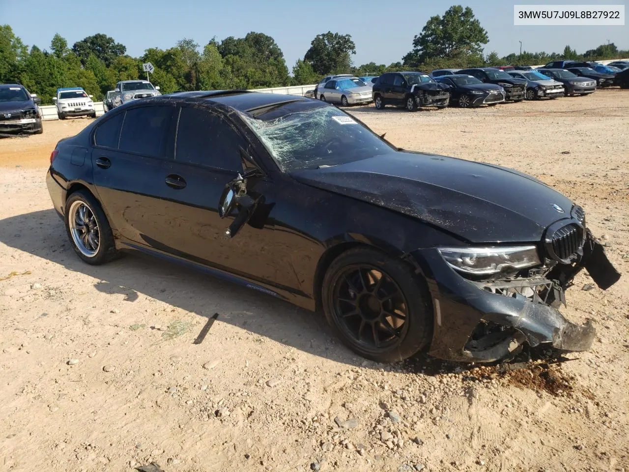 2020 BMW M340I VIN: 3MW5U7J09L8B27922 Lot: 68222584