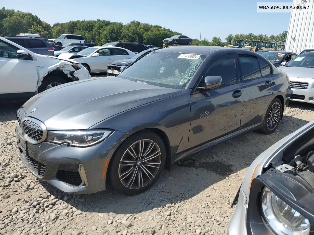 2020 BMW M340Xi VIN: WBA5U9C00LA380592 Lot: 71430984