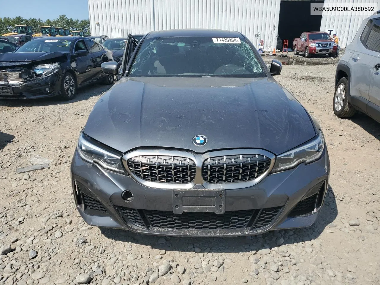 2020 BMW M340Xi VIN: WBA5U9C00LA380592 Lot: 71430984