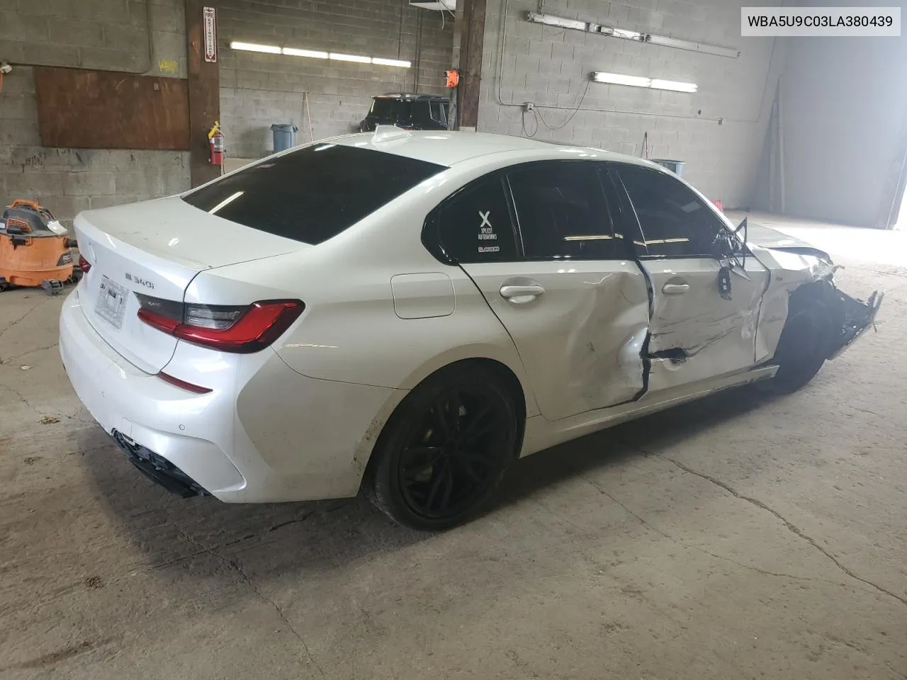 2020 BMW M340Xi VIN: WBA5U9C03LA380439 Lot: 73580654