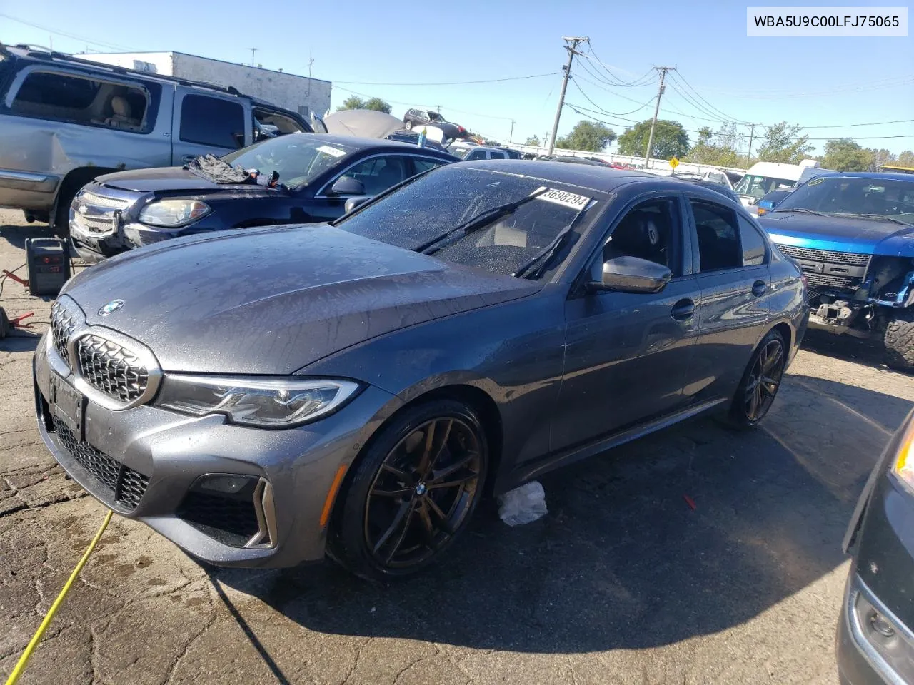 2020 BMW M340Xi VIN: WBA5U9C00LFJ75065 Lot: 73698294