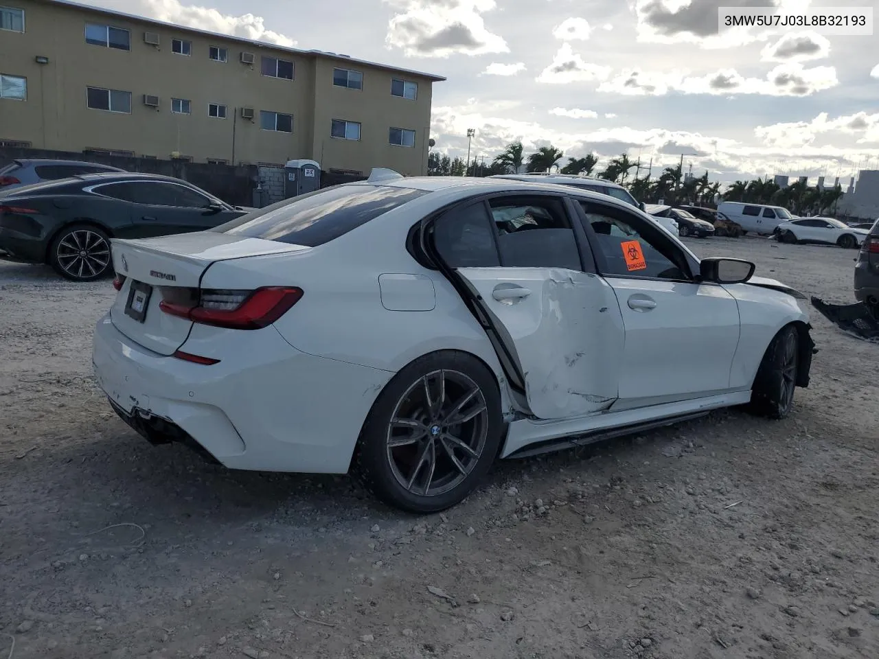 2020 BMW M340I VIN: 3MW5U7J03L8B32193 Lot: 75435564