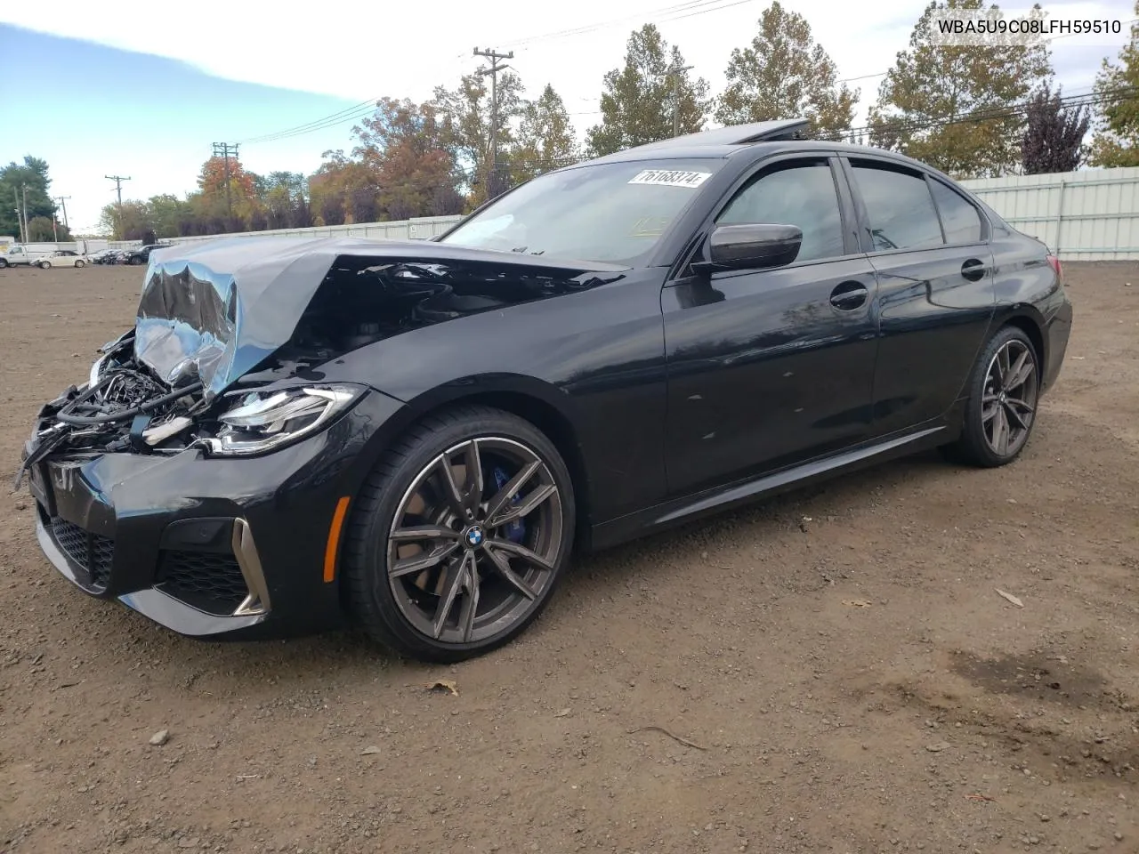 2020 BMW M340Xi VIN: WBA5U9C08LFH59510 Lot: 76168374