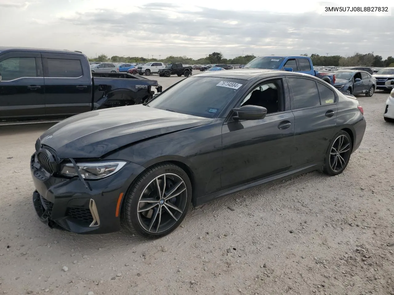 2020 BMW M340I VIN: 3MW5U7J08L8B27832 Lot: 76734584