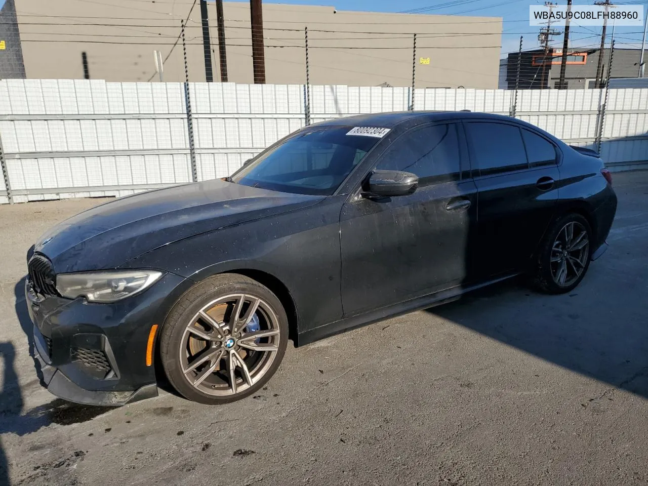 2020 BMW M340Xi VIN: WBA5U9C08LFH88960 Lot: 80092304