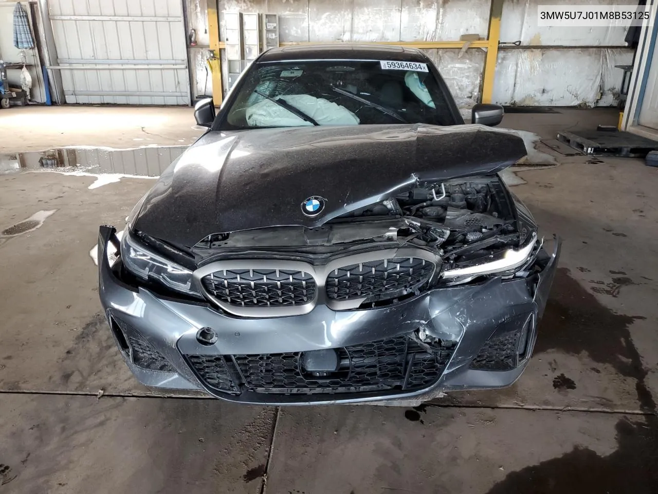 2021 BMW M340I VIN: 3MW5U7J01M8B53125 Lot: 59364634