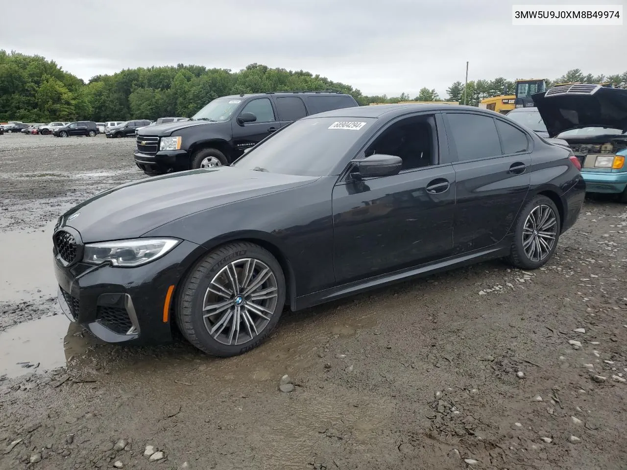 2021 BMW M340Xi VIN: 3MW5U9J0XM8B49974 Lot: 68904294