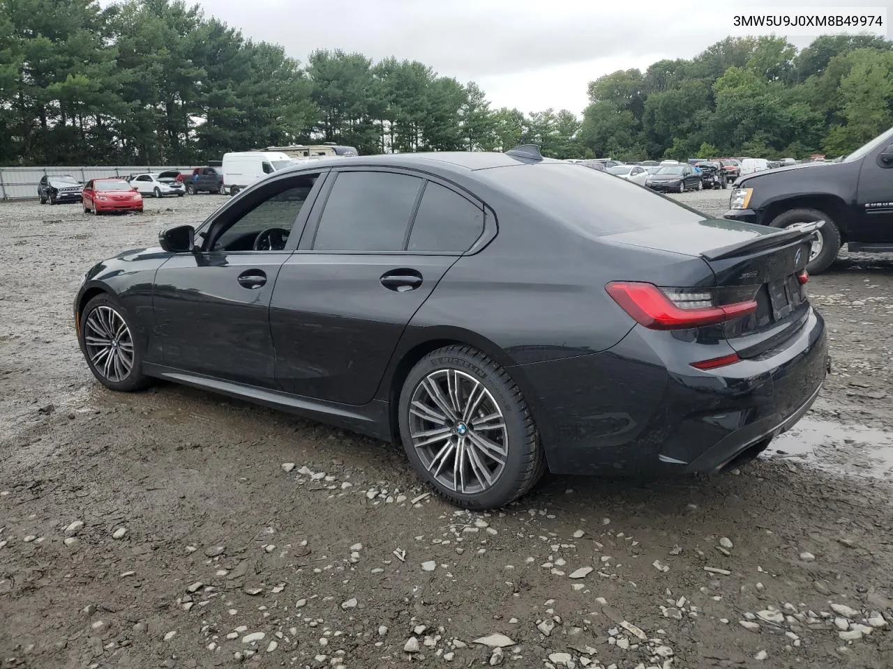 2021 BMW M340Xi VIN: 3MW5U9J0XM8B49974 Lot: 68904294