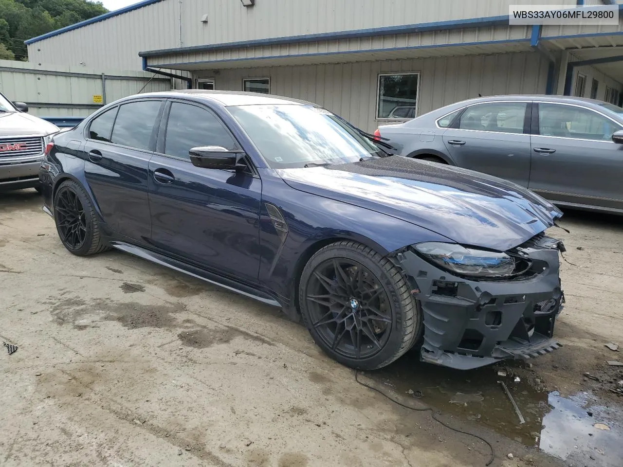 2021 BMW M3 Competition VIN: WBS33AY06MFL29800 Lot: 69405994