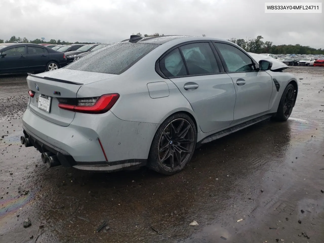 2021 BMW M3 Competition VIN: WBS33AY04MFL24711 Lot: 73416884