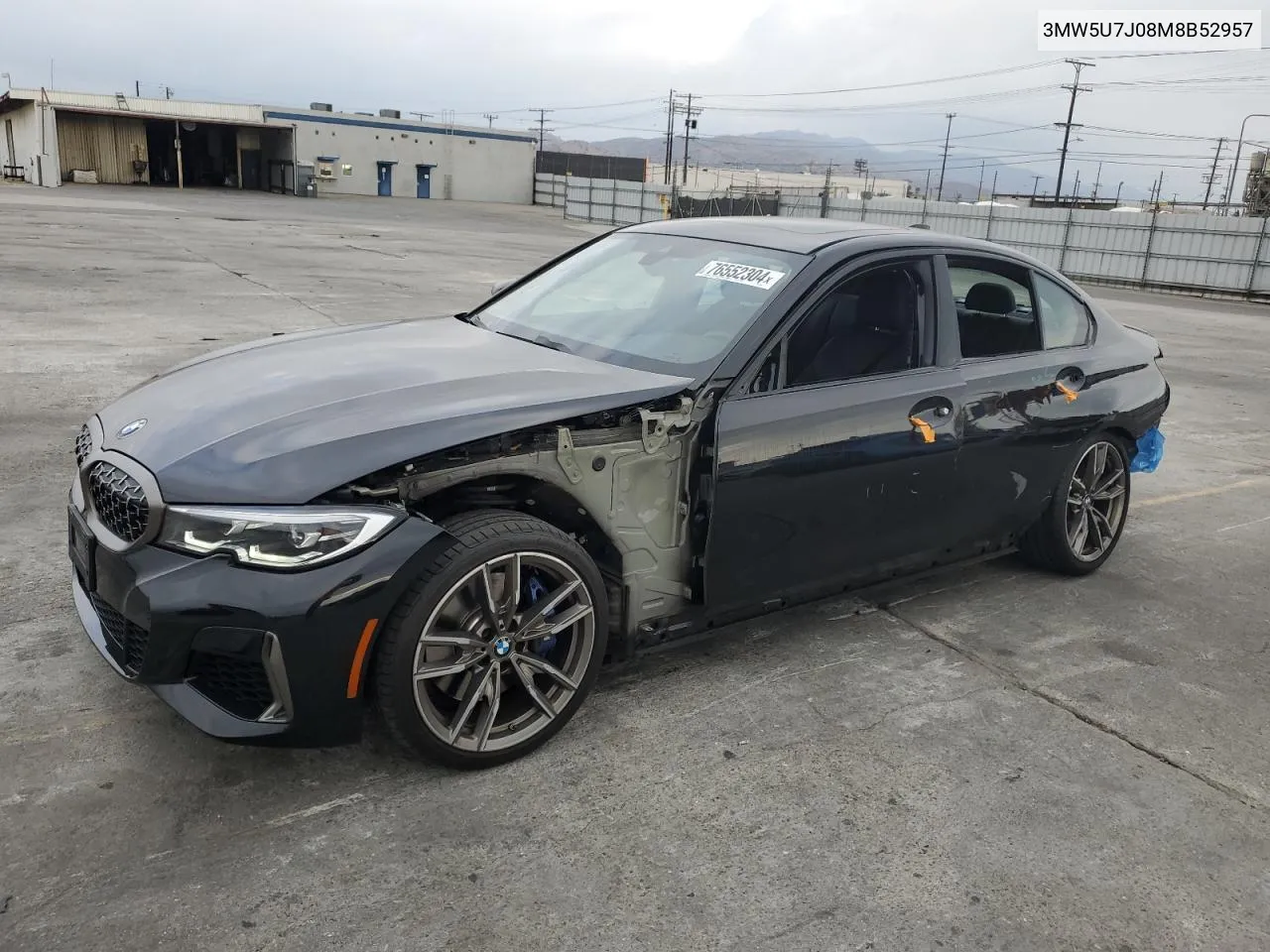 2021 BMW M340I VIN: 3MW5U7J08M8B52957 Lot: 76552304