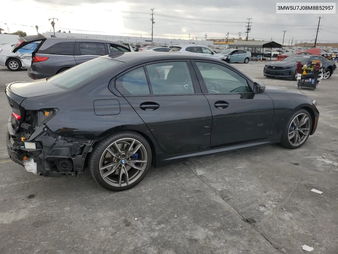 2021 BMW M340I VIN: 3MW5U7J08M8B52957 Lot: 76552304