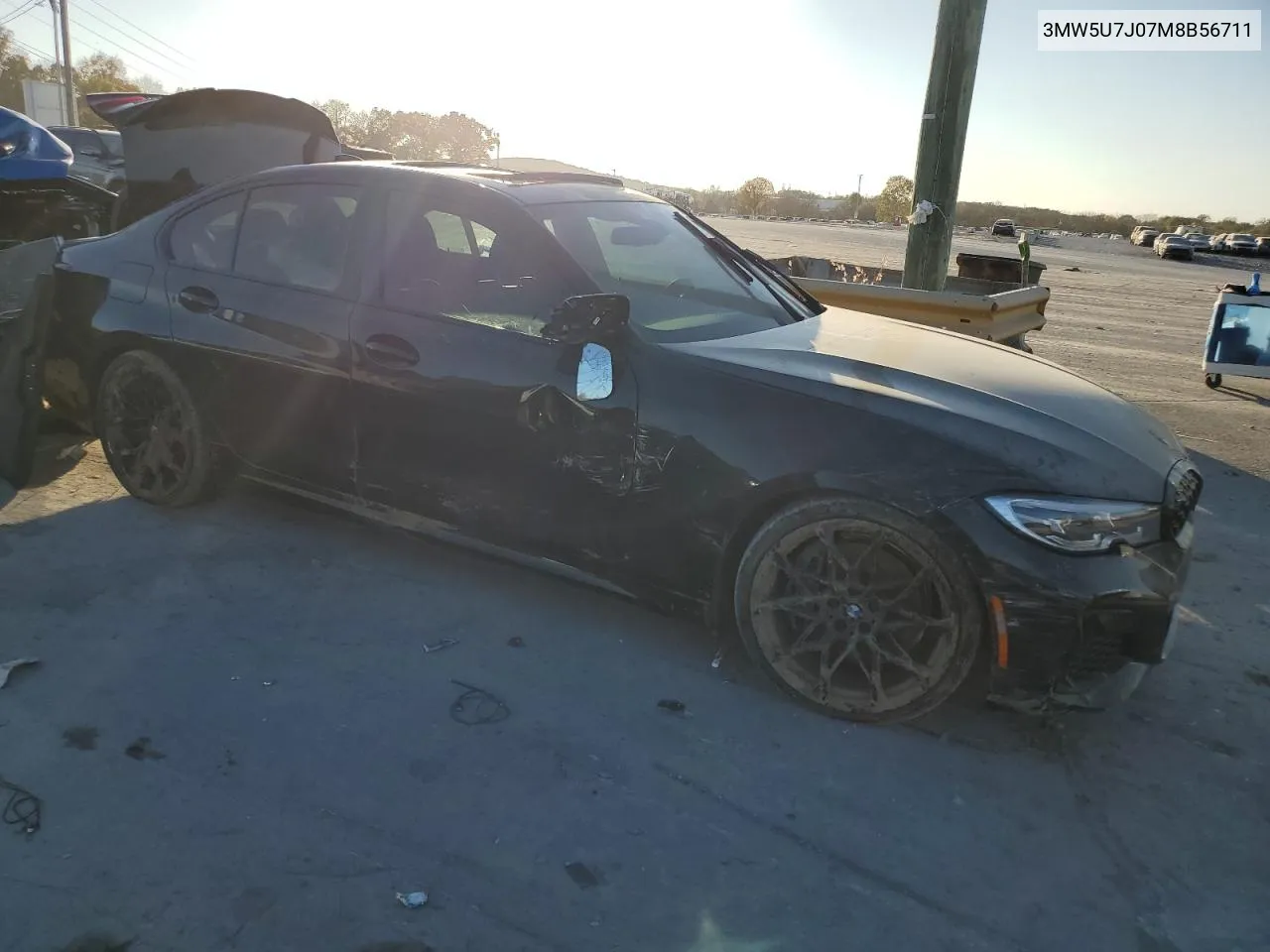 2021 BMW M340I VIN: 3MW5U7J07M8B56711 Lot: 77775334