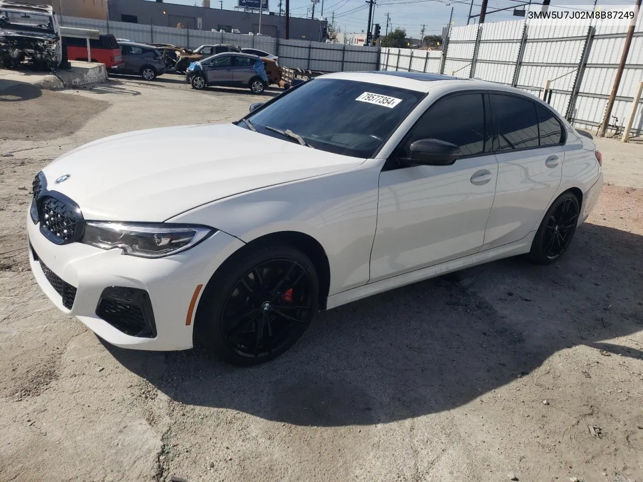 2021 BMW M340I VIN: 3MW5U7J02M8B87249 Lot: 79577354