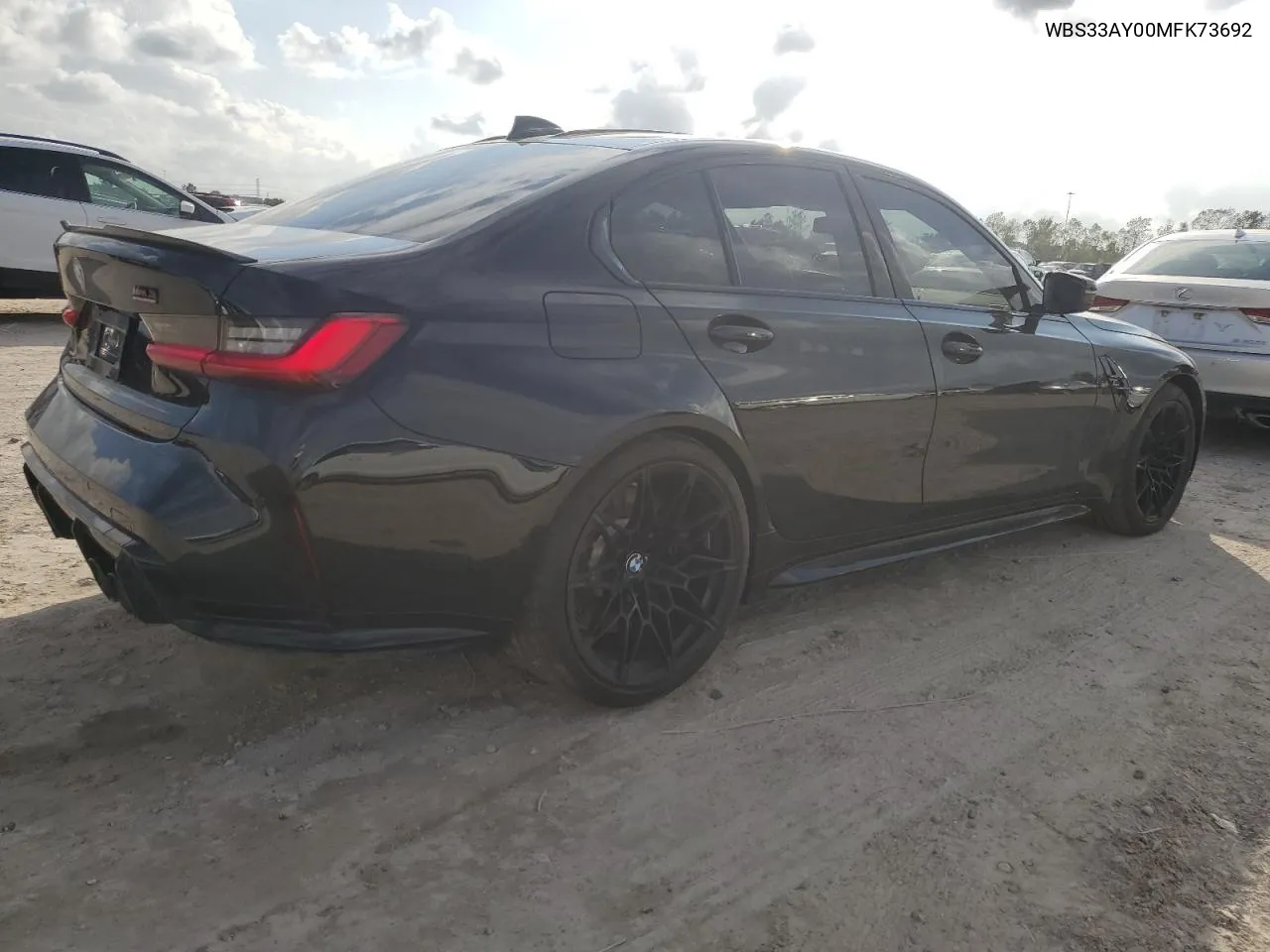 2021 BMW M3 Competition VIN: WBS33AY00MFK73692 Lot: 80295514