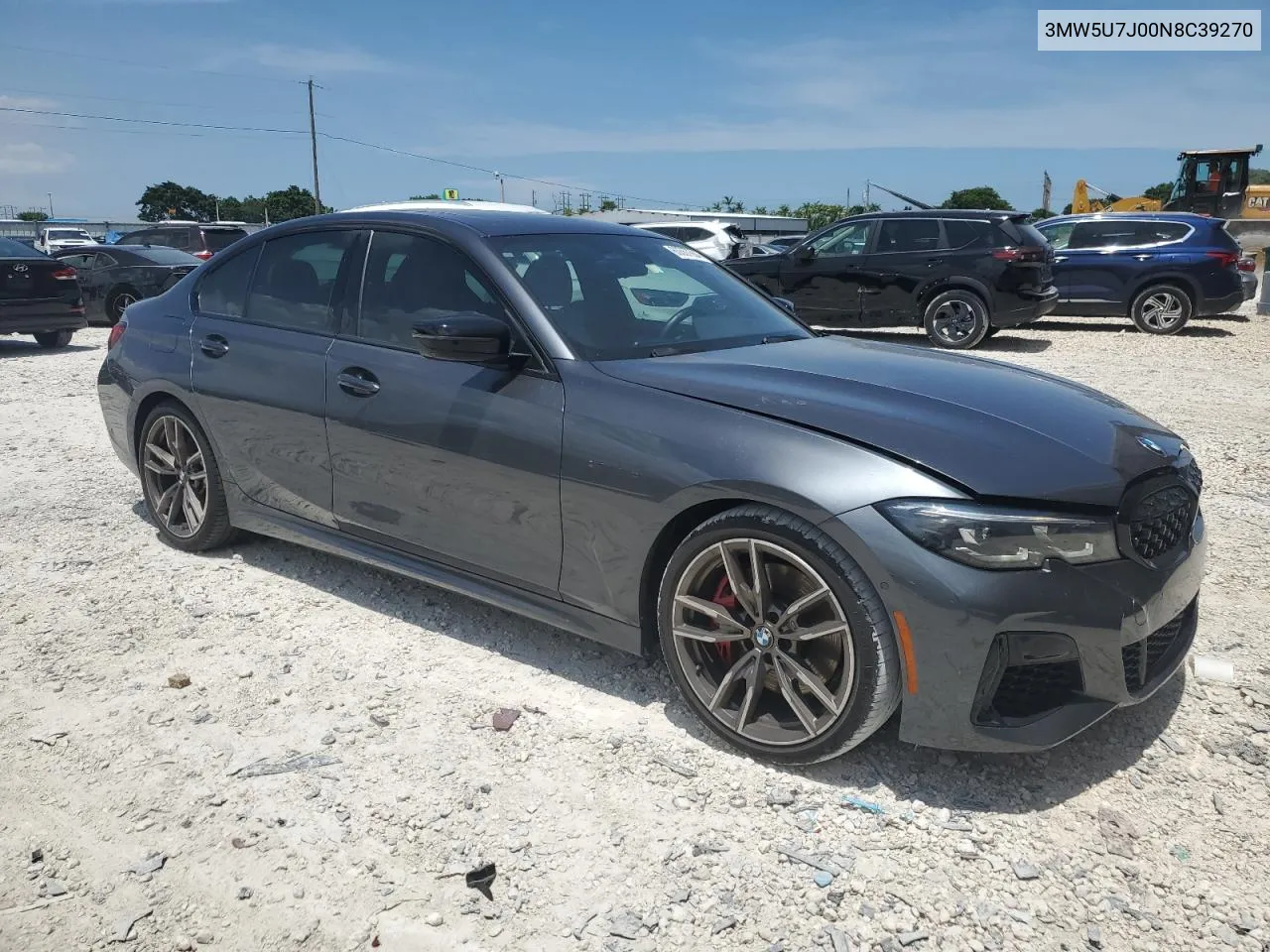 2022 BMW M340I VIN: 3MW5U7J00N8C39270 Lot: 60357664