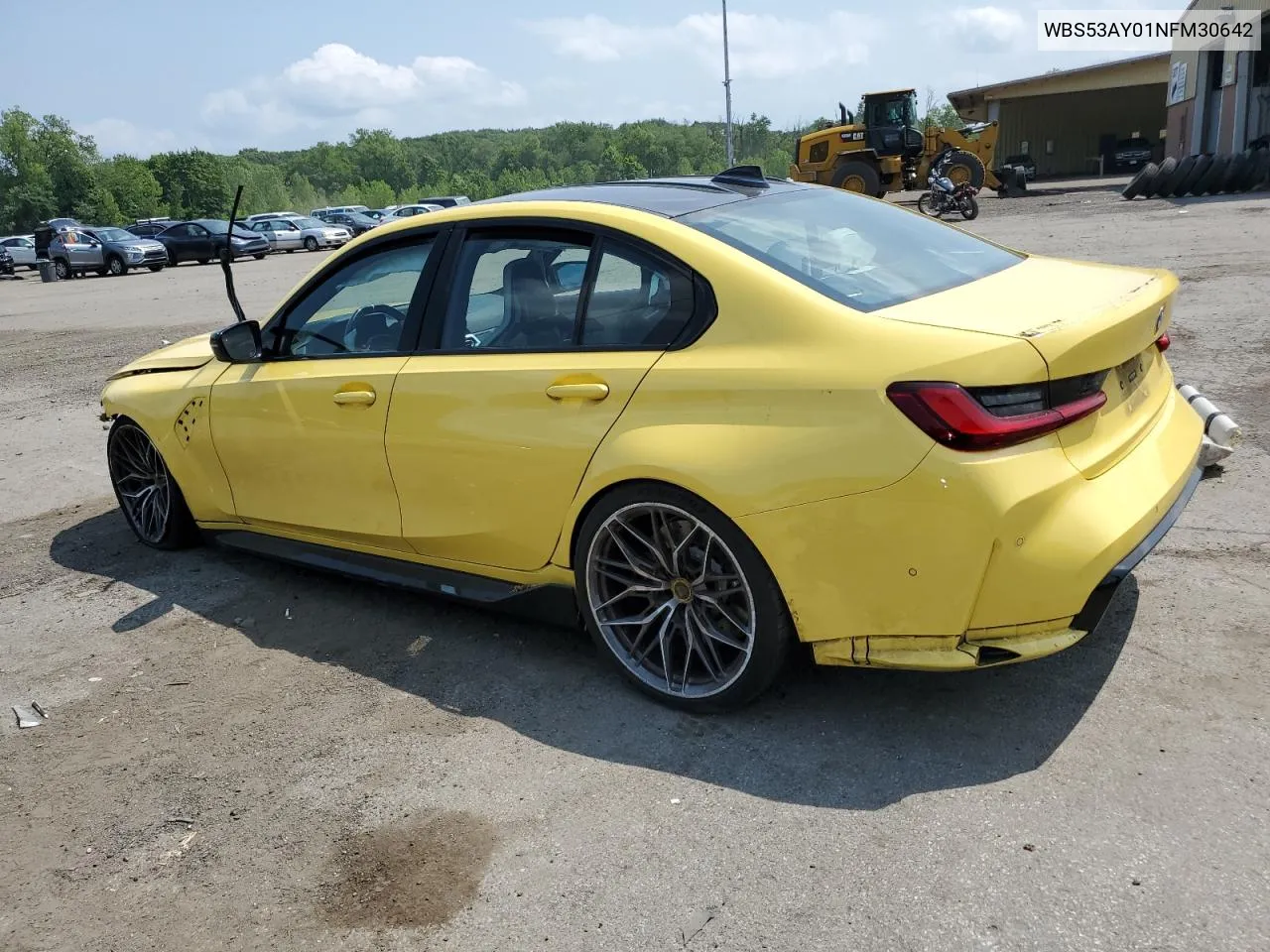 2022 BMW M3 VIN: WBS53AY01NFM30642 Lot: 63445964