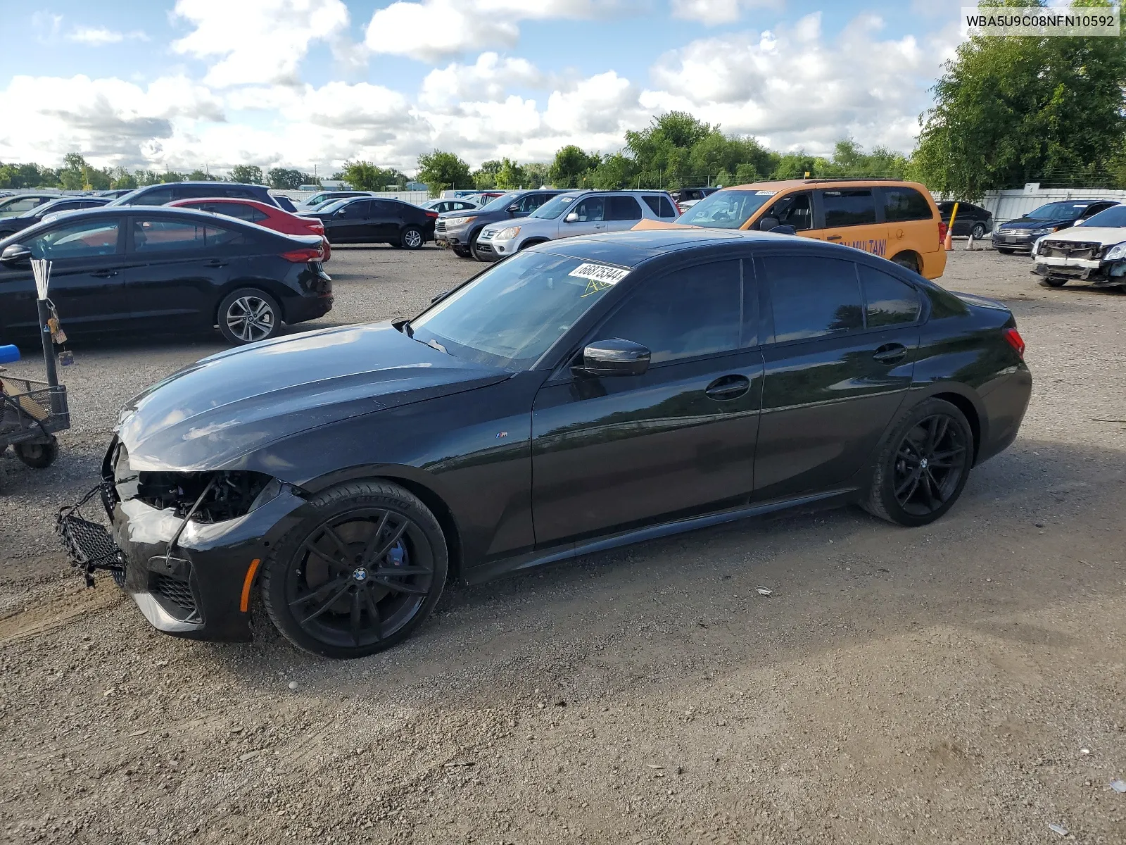 2022 BMW M340Xi VIN: WBA5U9C08NFN10592 Lot: 66875344