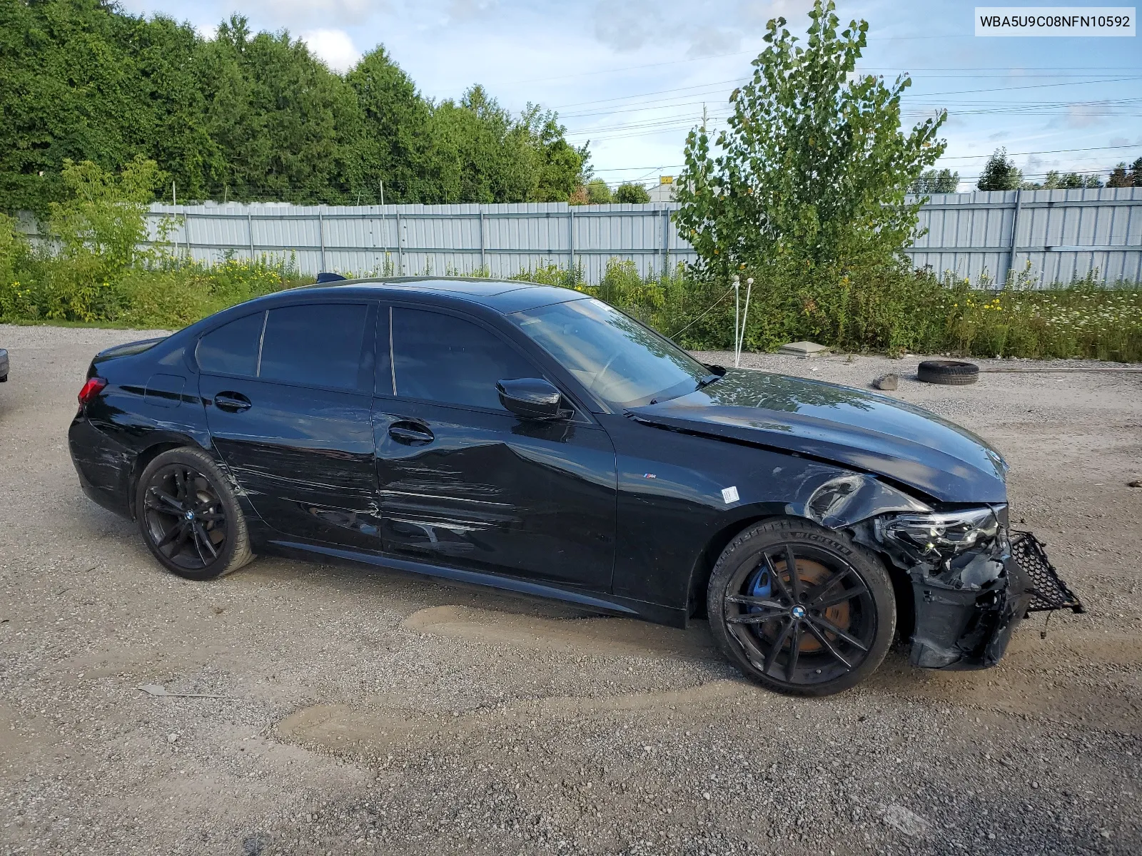 2022 BMW M340Xi VIN: WBA5U9C08NFN10592 Lot: 66875344