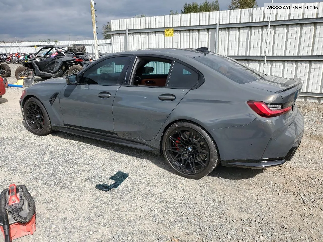 2022 BMW M3 Competition VIN: WBS33AY07NFL70096 Lot: 71321674