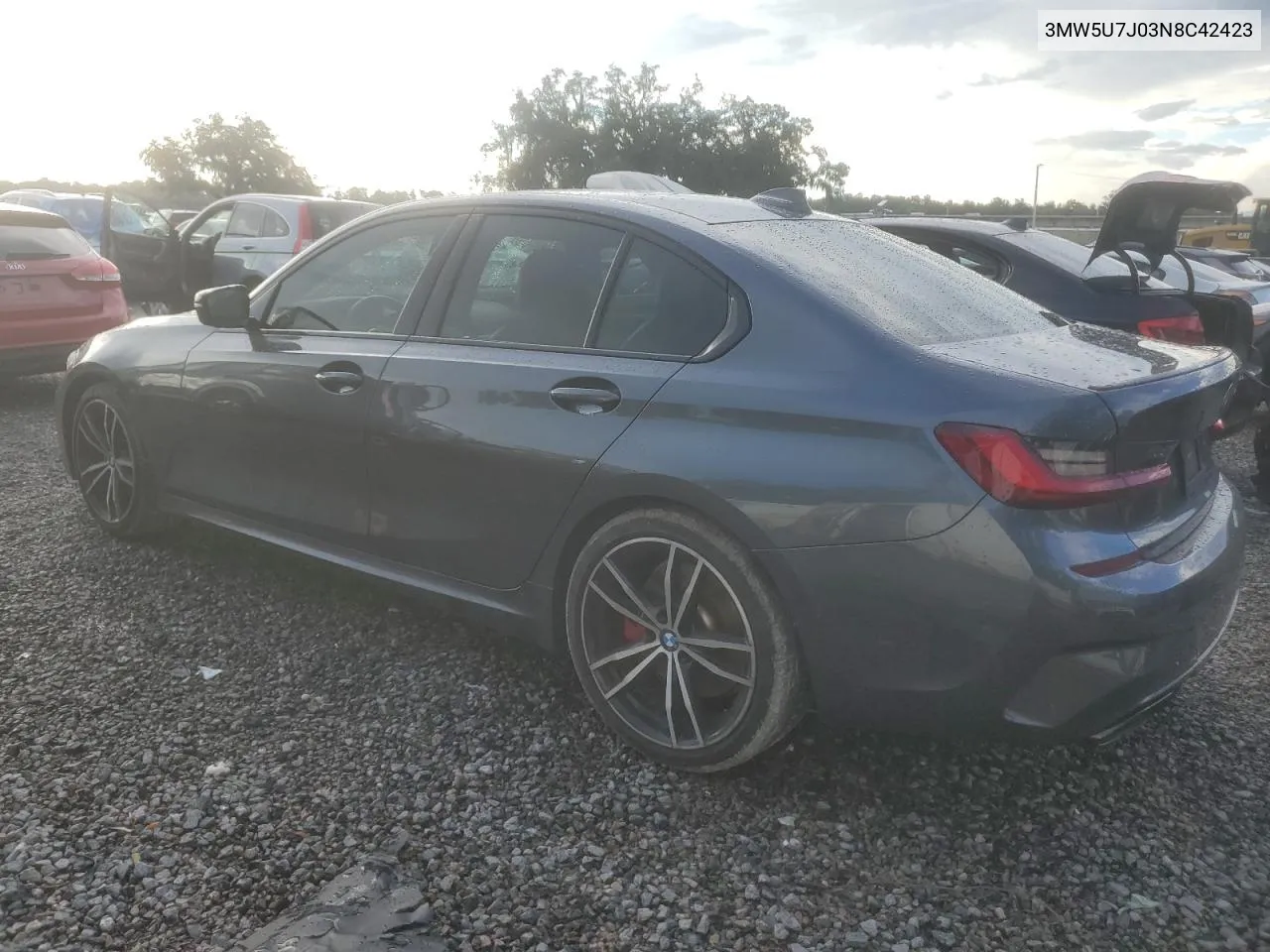 2022 BMW M340I VIN: 3MW5U7J03N8C42423 Lot: 71675964