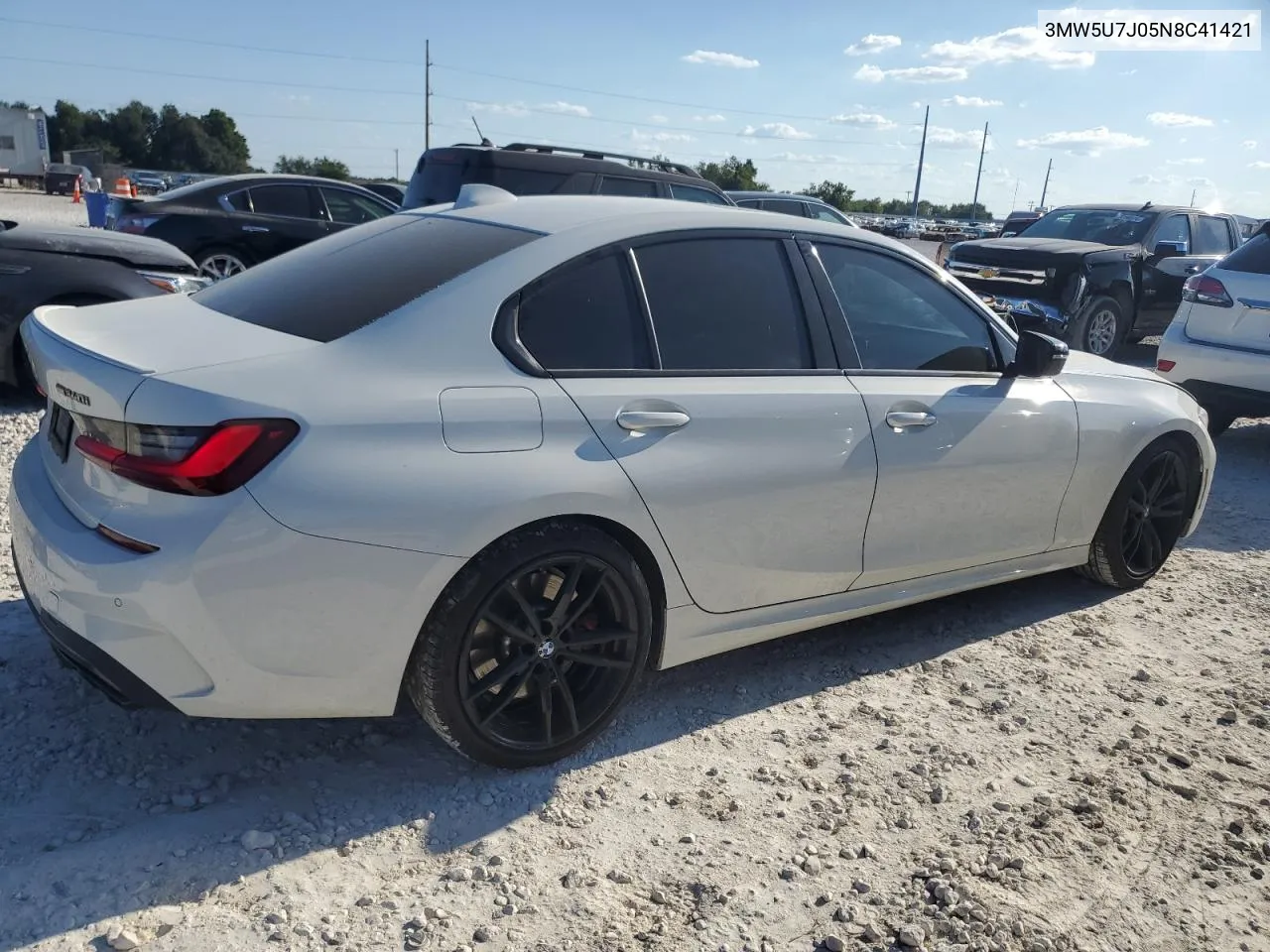 2022 BMW M340I VIN: 3MW5U7J05N8C41421 Lot: 72079614