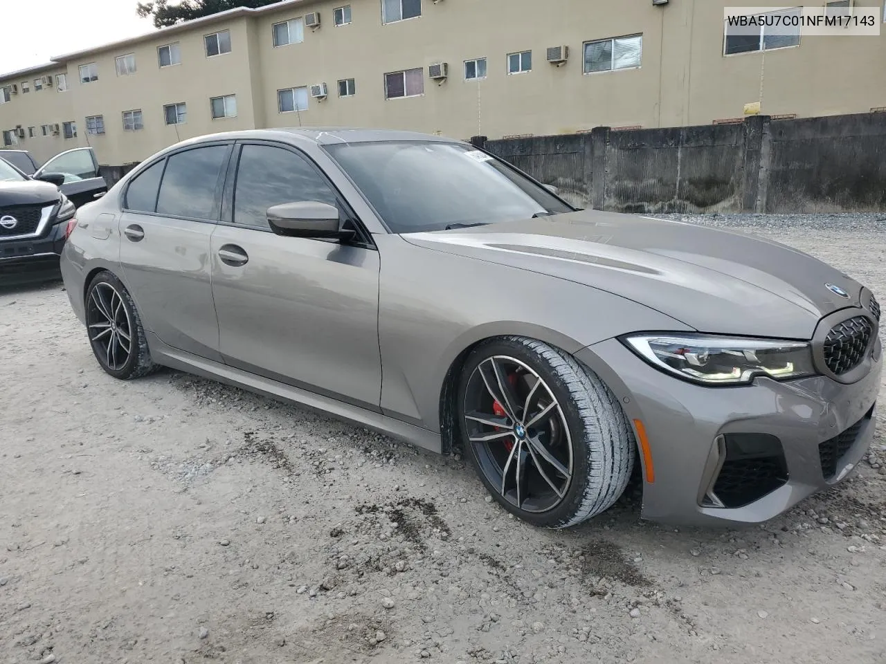 2022 BMW M340I VIN: WBA5U7C01NFM17143 Lot: 76475224