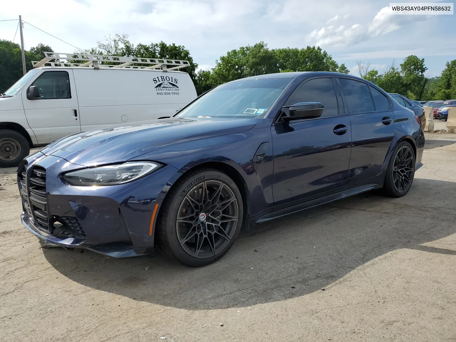 2023 BMW M3 Competition VIN: WBS43AY04PFN58632 Lot: 64660034