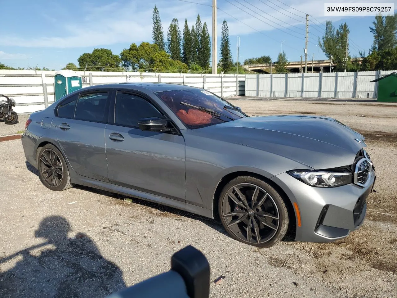 2023 BMW M340I VIN: 3MW49FS09P8C79257 Lot: 76254794