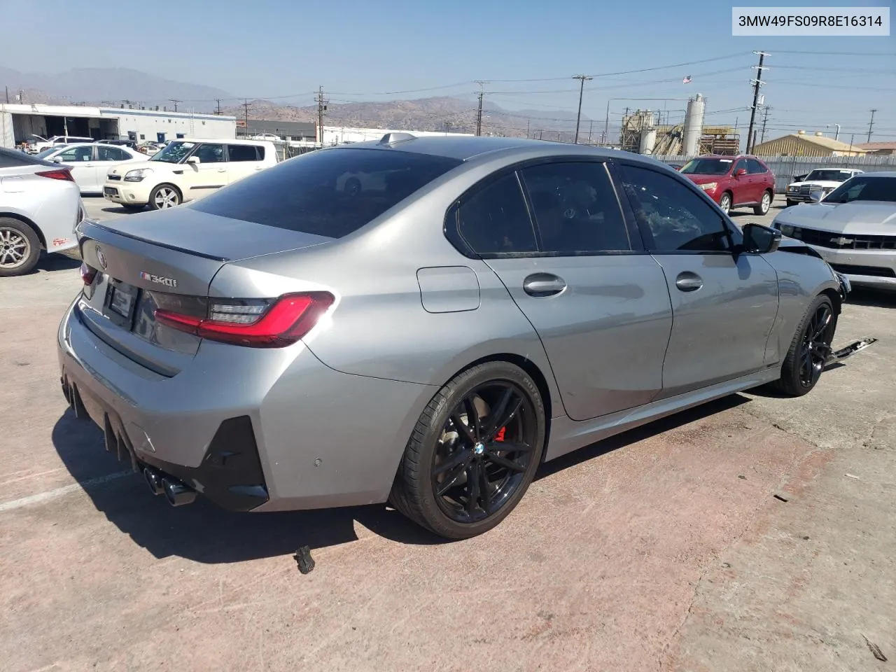 2024 BMW M340I VIN: 3MW49FS09R8E16314 Lot: 69144744