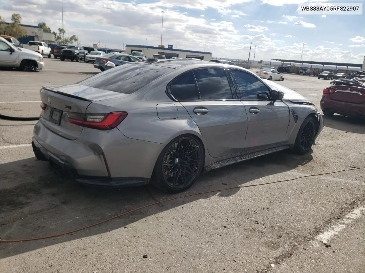 2024 BMW M3 Competition VIN: WBS33AY05RFS22907 Lot: 70072274