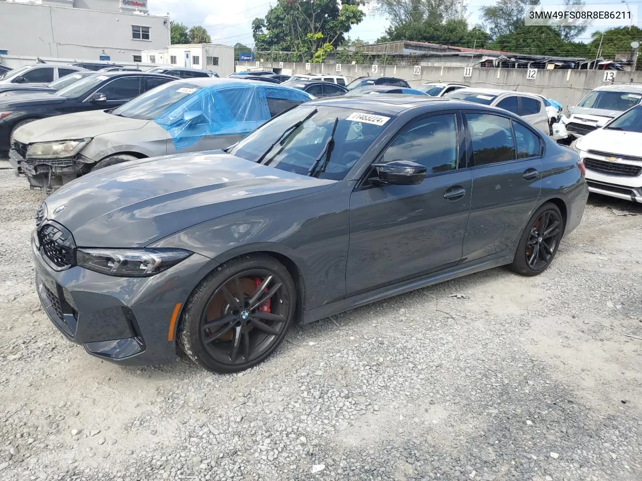 2024 BMW M340I VIN: 3MW49FS08R8E86211 Lot: 71483224