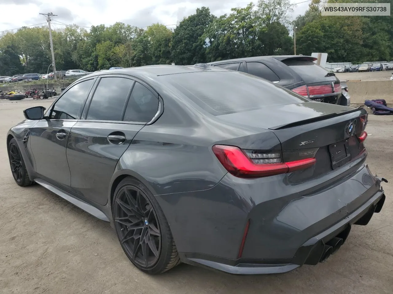 2024 BMW M3 Competition VIN: WBS43AY09RFS30738 Lot: 72166484