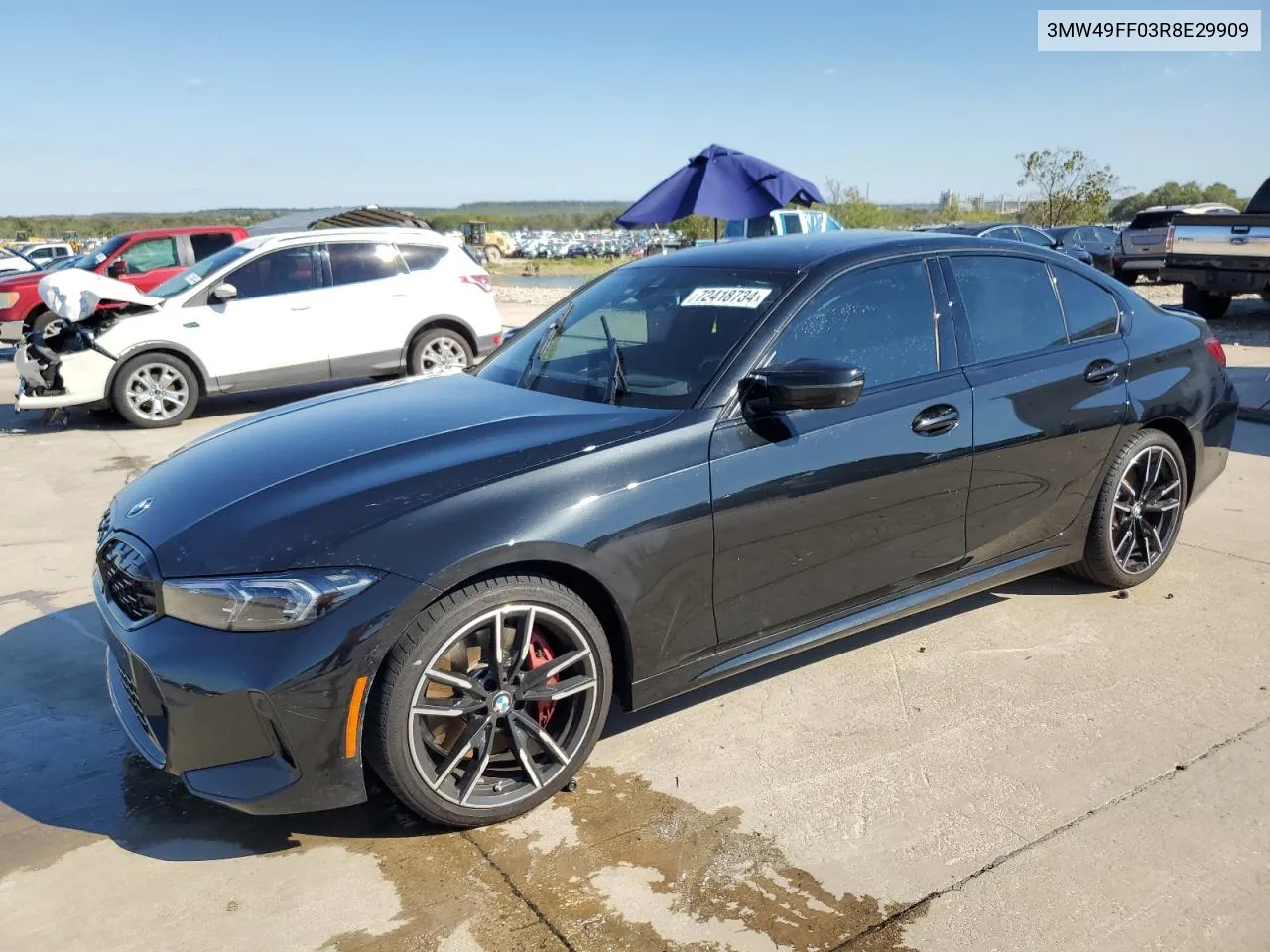 2024 BMW M340Xi VIN: 3MW49FF03R8E29909 Lot: 72418734