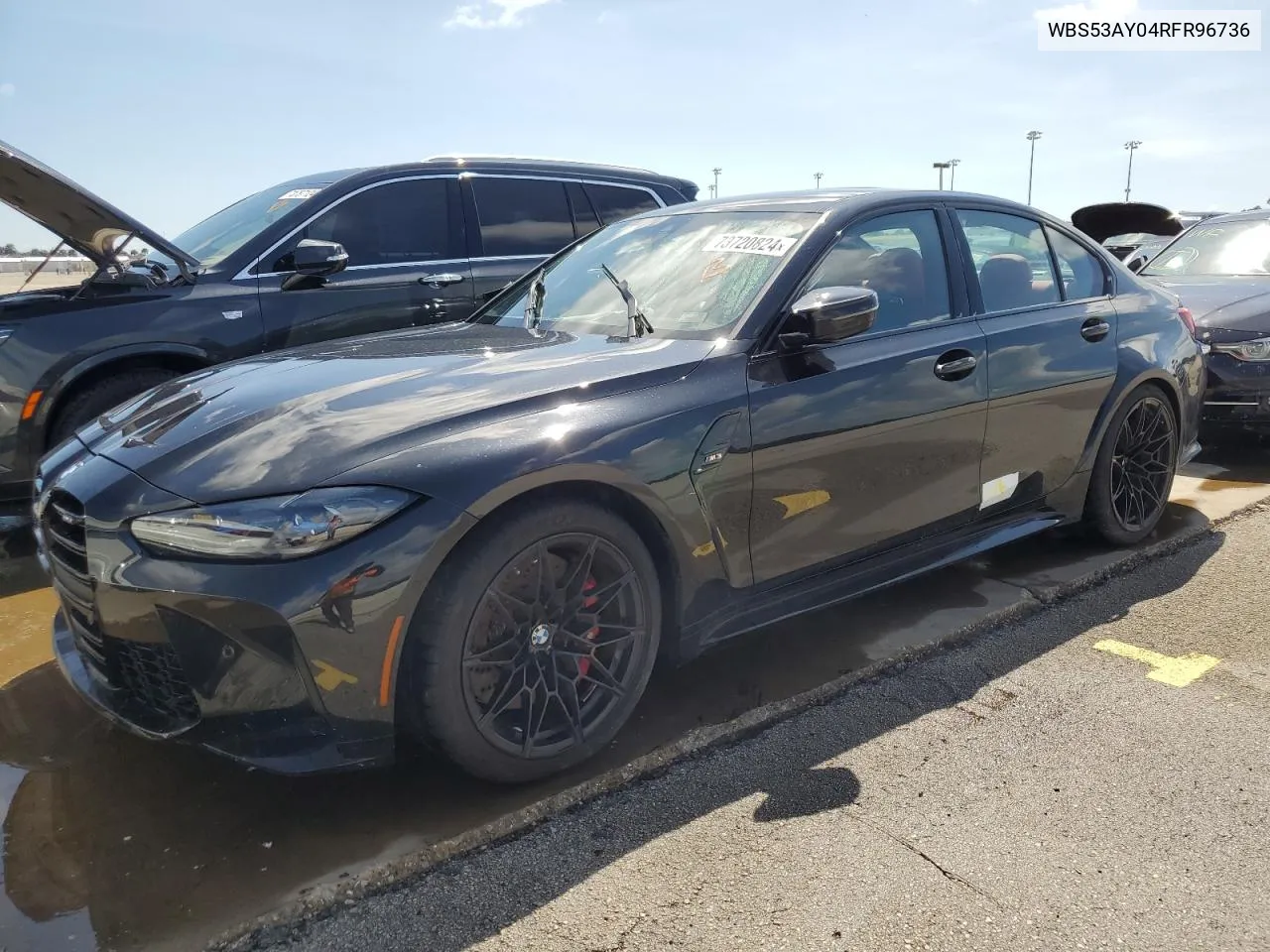 2024 BMW M3 VIN: WBS53AY04RFR96736 Lot: 73720824