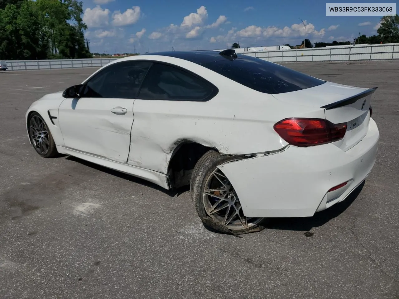 2015 BMW M4 VIN: WBS3R9C53FK333068 Lot: 57392534