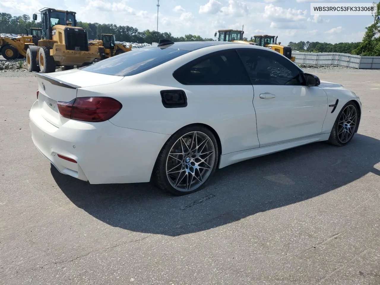 2015 BMW M4 VIN: WBS3R9C53FK333068 Lot: 57392534