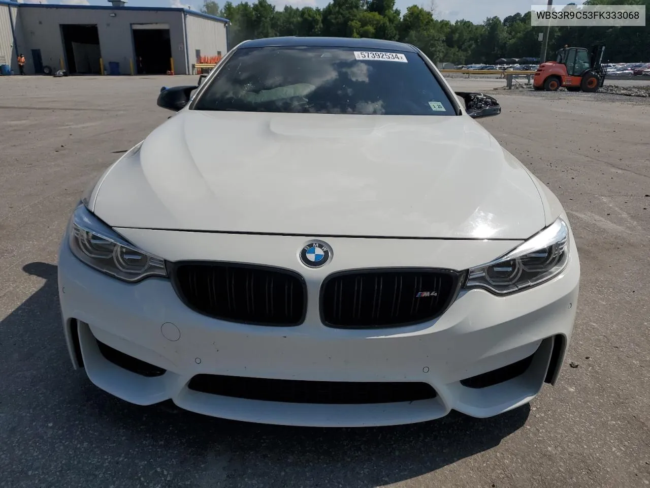 2015 BMW M4 VIN: WBS3R9C53FK333068 Lot: 57392534