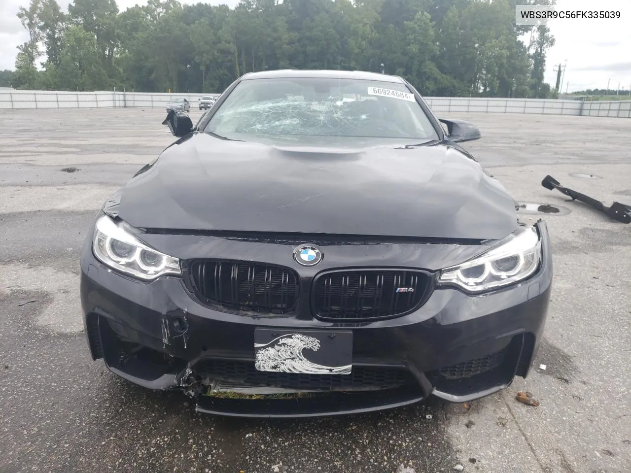 2015 BMW M4 VIN: WBS3R9C56FK335039 Lot: 66924684