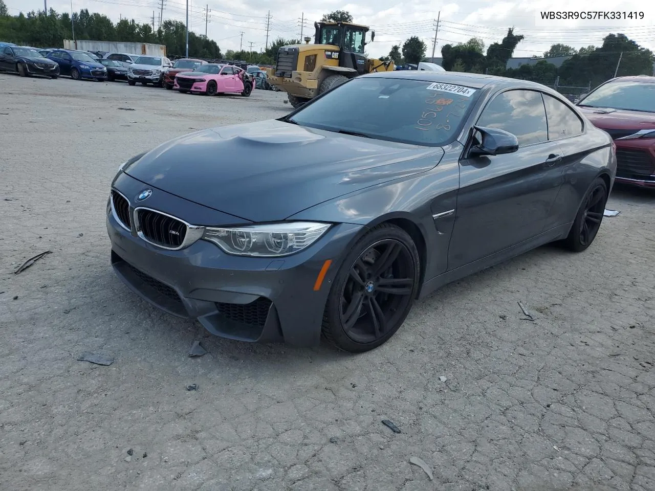 2015 BMW M4 VIN: WBS3R9C57FK331419 Lot: 68322704