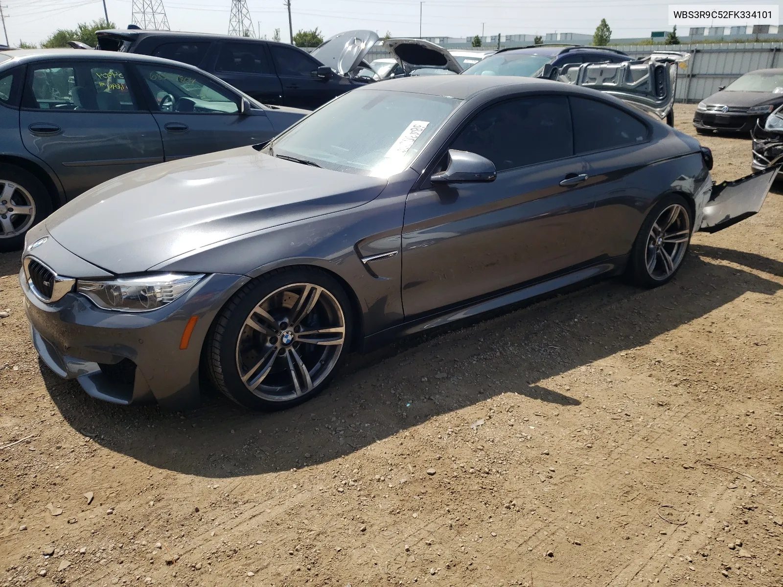 2015 BMW M4 VIN: WBS3R9C52FK334101 Lot: 68430084