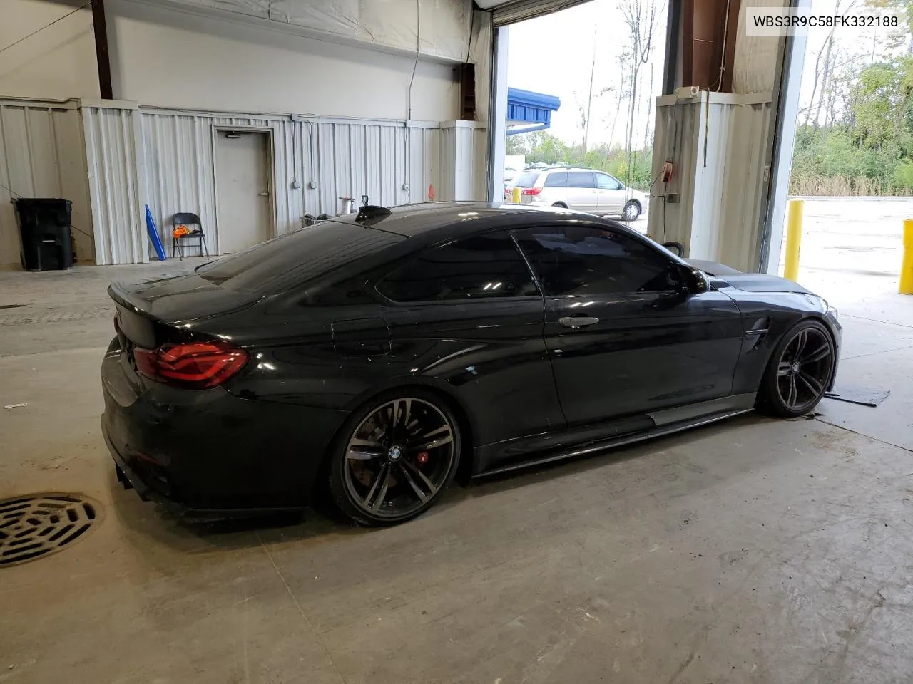 2015 BMW M4 VIN: WBS3R9C58FK332188 Lot: 72706774