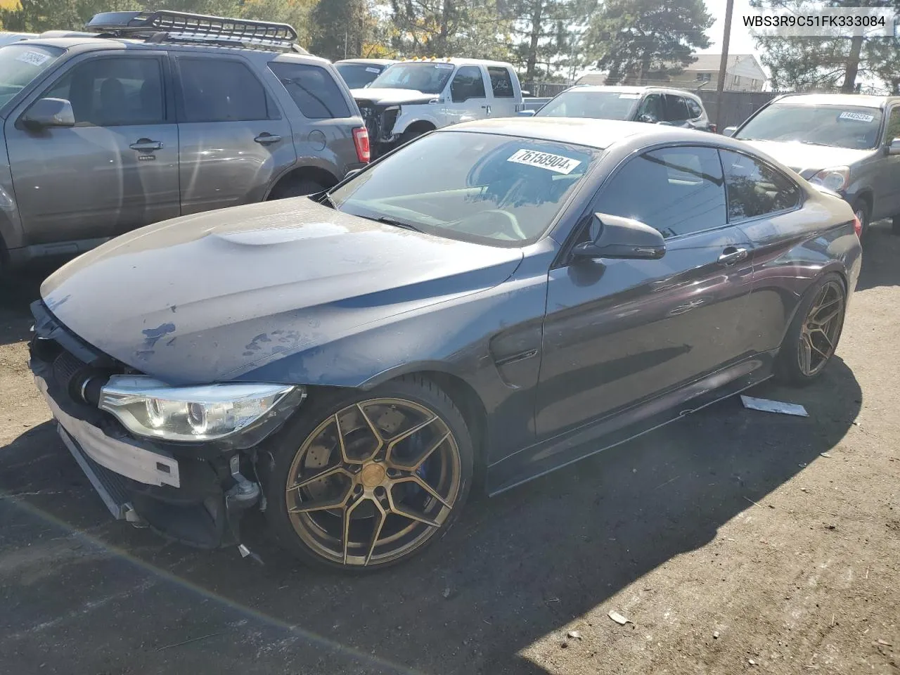 2015 BMW M4 VIN: WBS3R9C51FK333084 Lot: 74425224