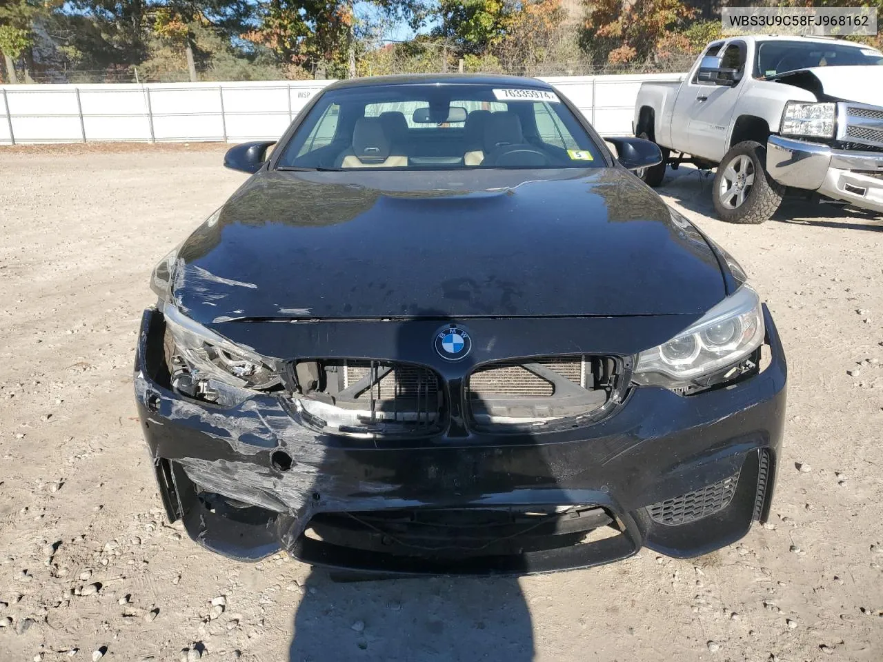 2015 BMW M4 VIN: WBS3U9C58FJ968162 Lot: 76335974